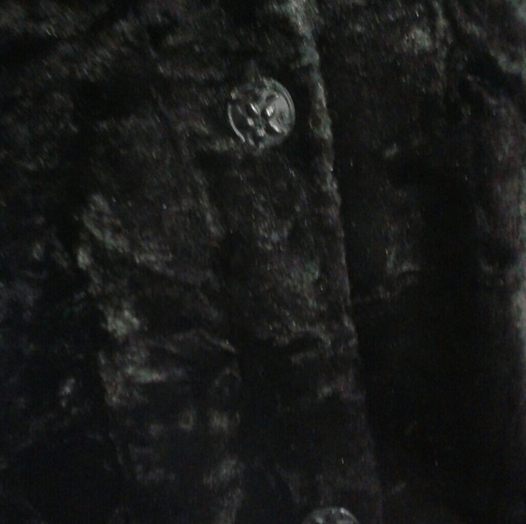 Black faux fur Pashi coat - Picture 5 of 5